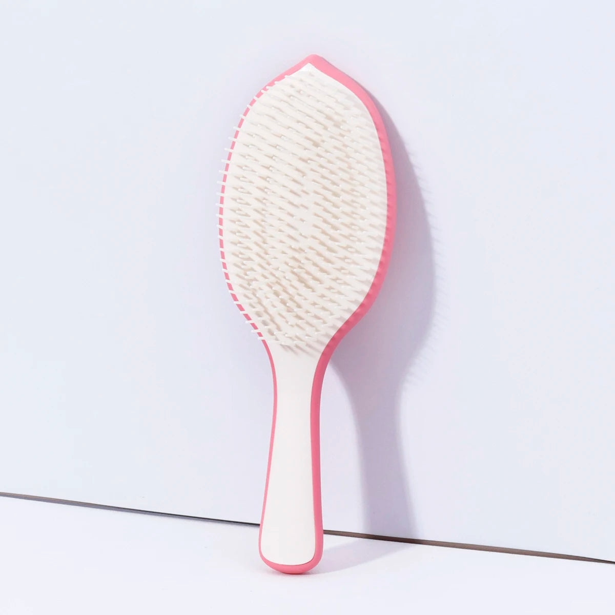 Leaf-Shaped Air Cushion Detangling Comb for Wigs & Hair Detangling Hair Comb Peaceful Pleasures Health and Wellness Pink