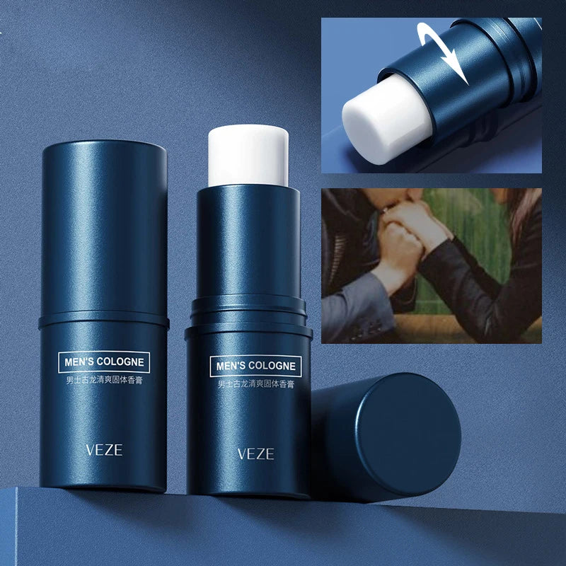 Fanzhen Men's Solid Cologne Stick – Alcohol-Free Fresh Scent