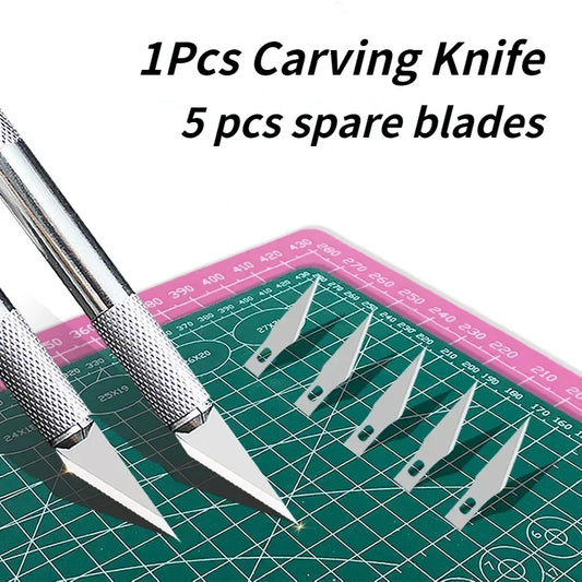 Scrapbooking Carving Knife Card Making Precision Cutting Hobby Paper Peaceful Pleasures Health and Wellness Default Title