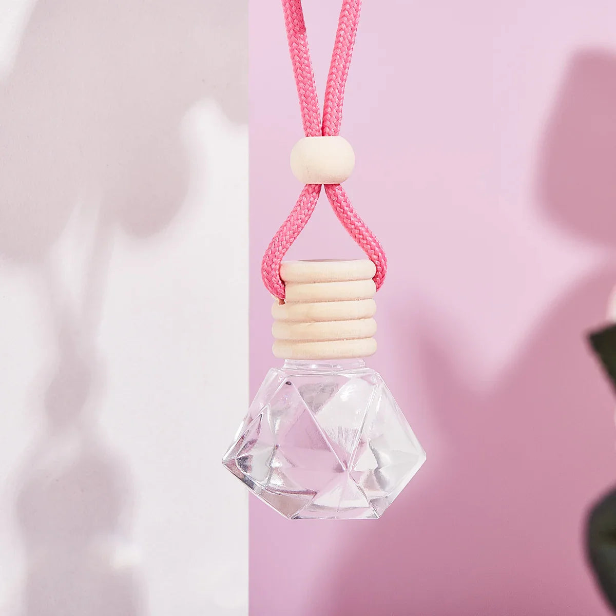 Pink Car Air Freshener Perfume Pendant – Fresh Scent