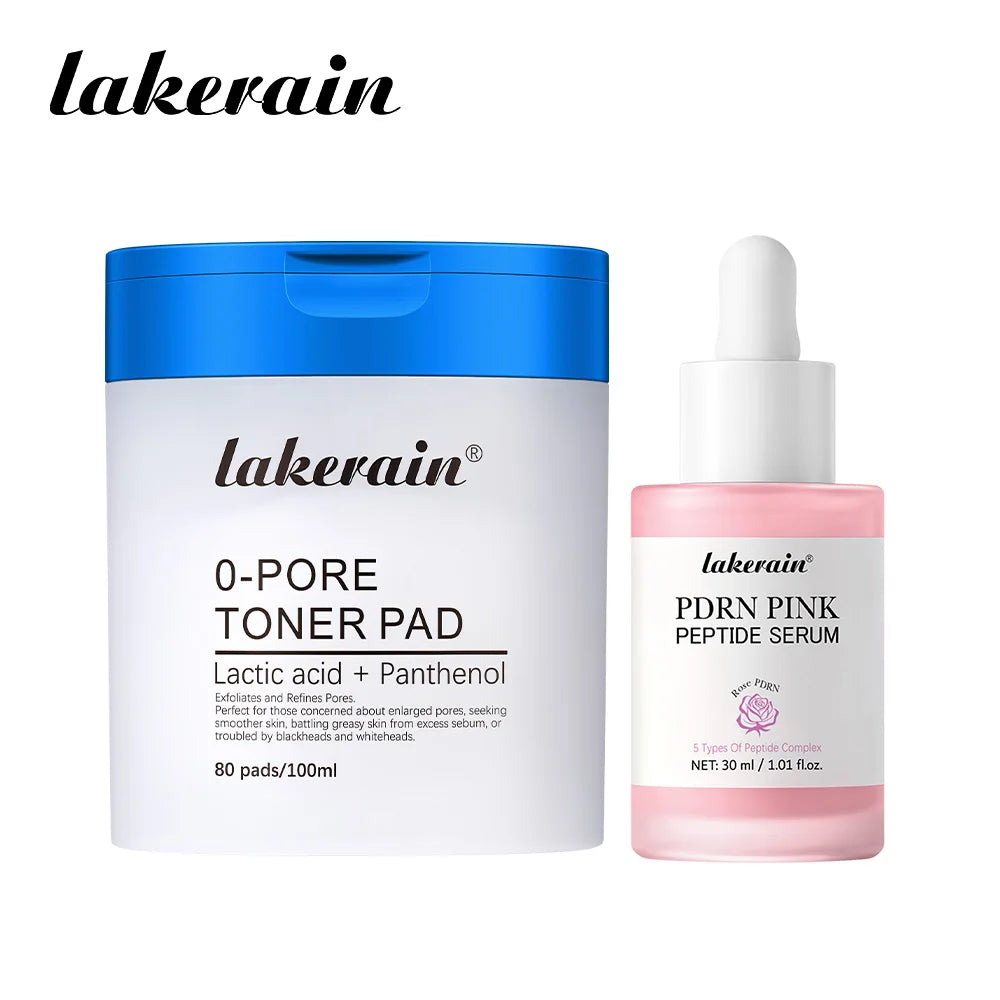Korean Skin Care Kit – Toner Pad & Salmon PDRN Peptide Serum