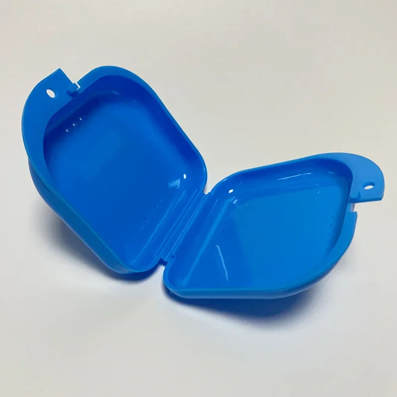 Denture Tray Box Dental Orthodontic Retainer Box Case Plastic Teeth Container Denture Box False Teeth Protective Case Peaceful Pleasures Health and Wellness