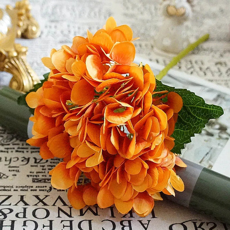Silk Hydrangea Artificial Flowers | Wedding Bridal Bouquet Decor
