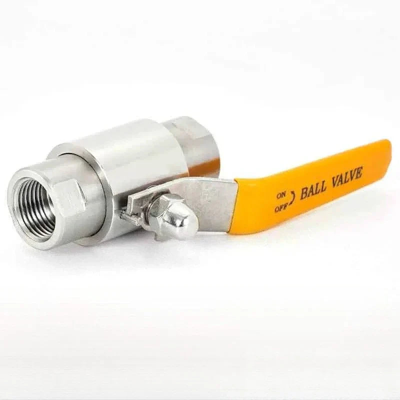 304 Stainless Steel Ball Valve DN8–DN25 Female Thread High Pressure