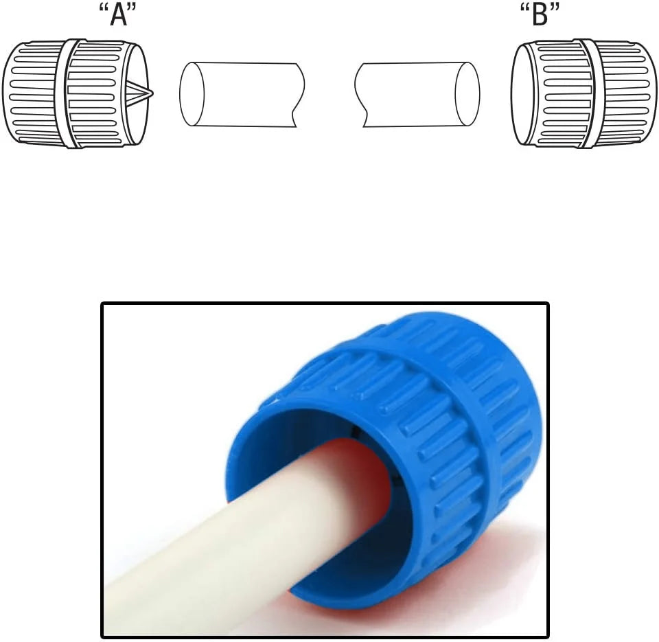 1 2 Inner-outer Reamer Pipe Tube Deburring Tubing Chamfer Tool PVC