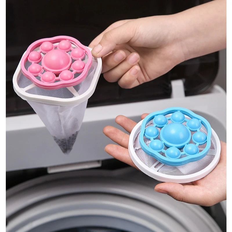 Laundry Ball Hair & Lint Filter for Washing Machine – 8 Pack Laundry Filter Balls Peaceful Pleasures Health and Wellness