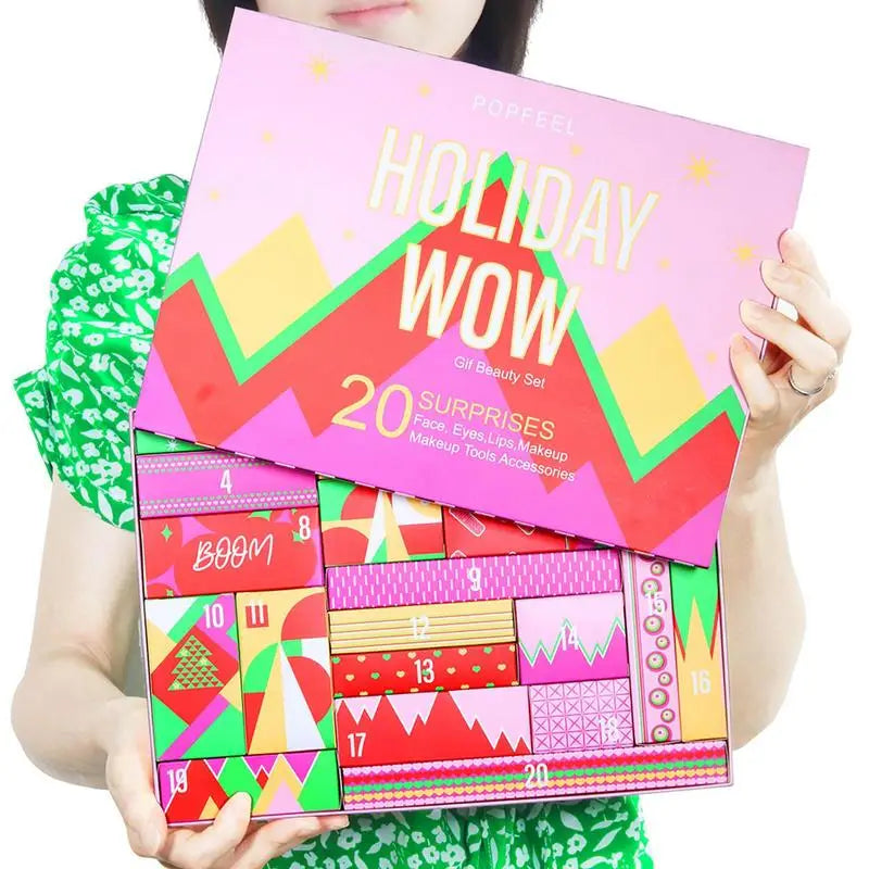 Christmas Advent Calendar Makeup Gift Box Set for Women