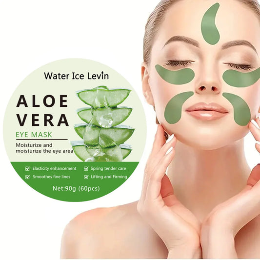 Aloe Vera Collagen Eye Masks 60pcs – Hydrating Eye Patches Collagen Eye Patches Peaceful Pleasures Health and Wellness