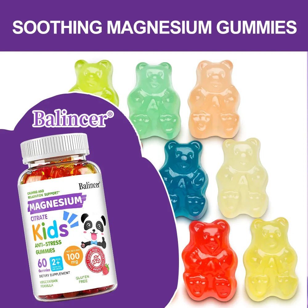 Balincer Magnesium Citrate Gummies – Sleep, Heart & Bone
