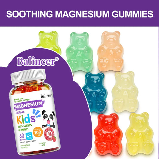 Balincer Magnesium Citrate Gummies – Sleep, Heart & Bone Magnesium Supplement Gummies Oasis Select