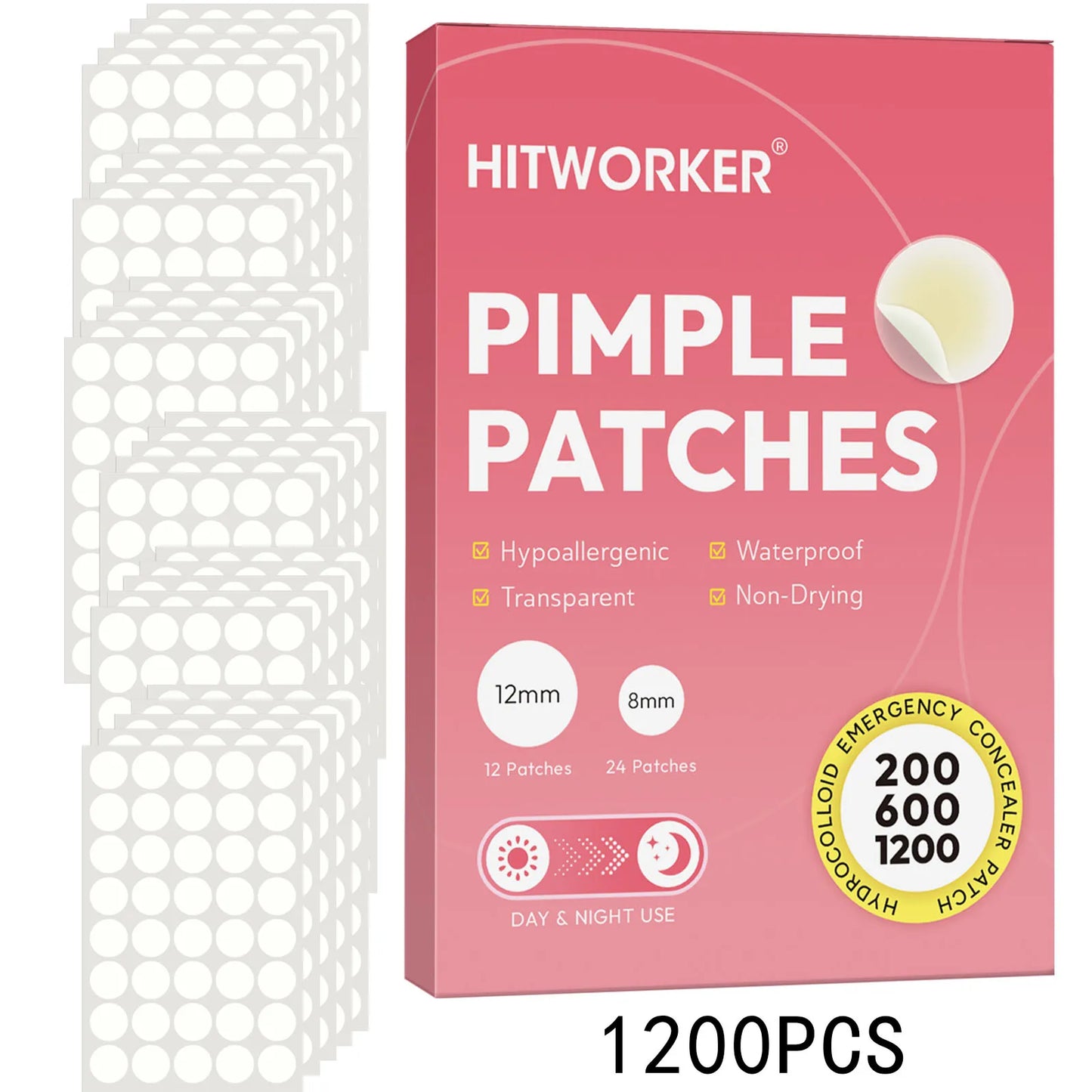 Hydrocolloid Acne Patches – Invisible, Waterproof | All Skin Types
