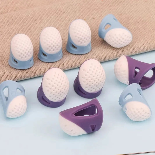Silicone Finger Thimbles Anti-Slip Reusable Fingertip Covers 10pc Silicone Finger Thimbles Peaceful Pleasures Health and Wellness