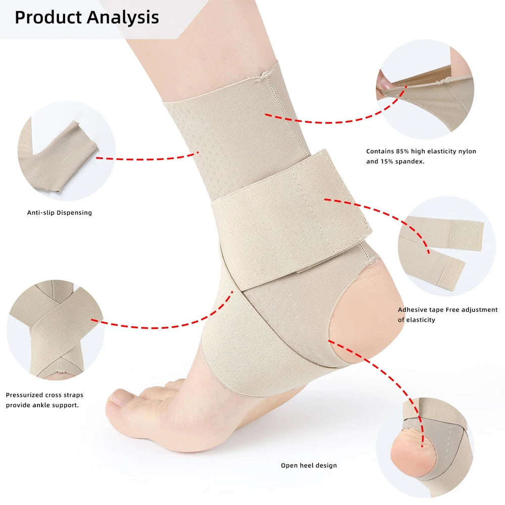 WEFITON Ankle Brace Compression Support – Sprain & Pain Relief Ankle Brace Support Peaceful Pleasures Health and Wellness