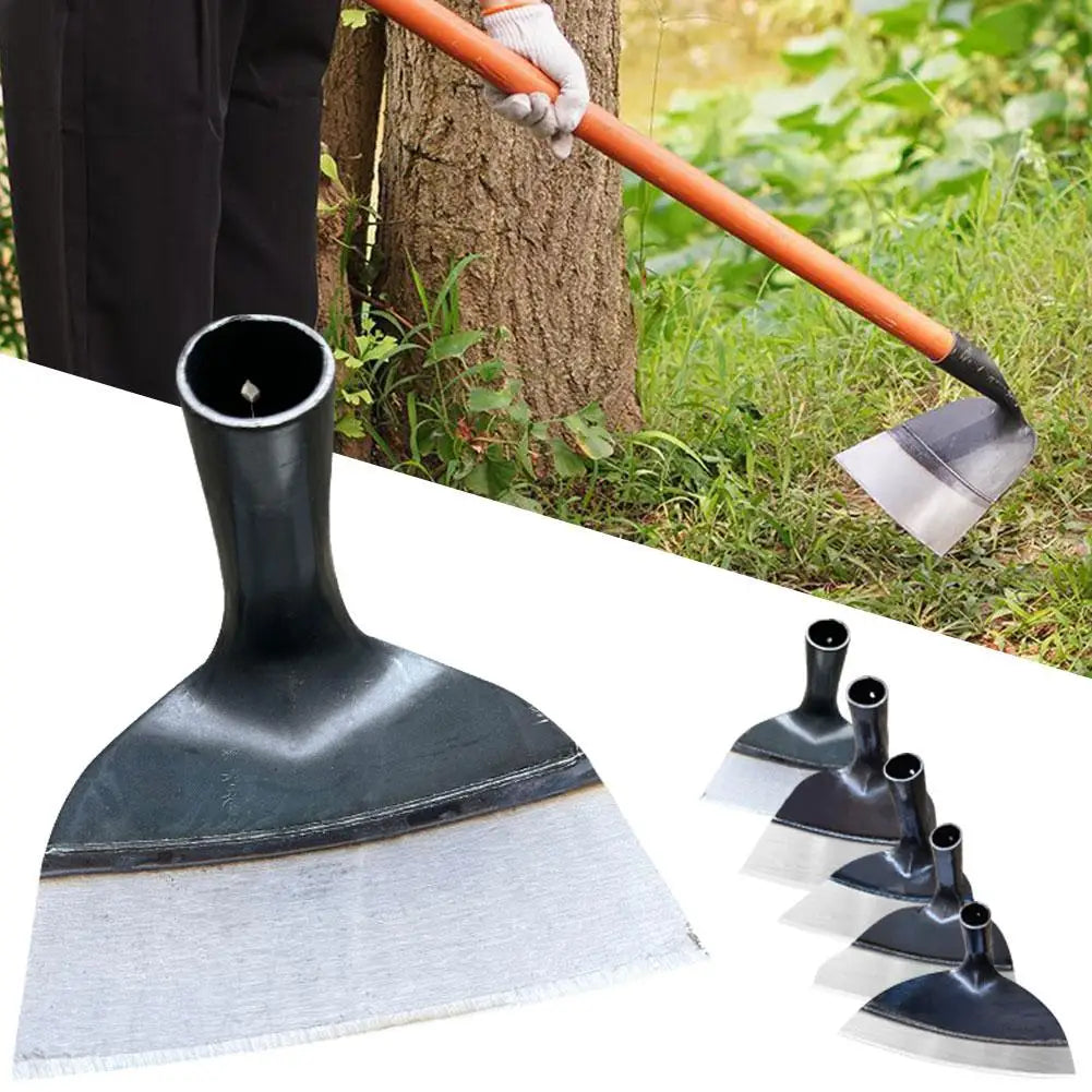 Heavy-Duty Manganese Steel Farm Hoe – Weeding & Tilling