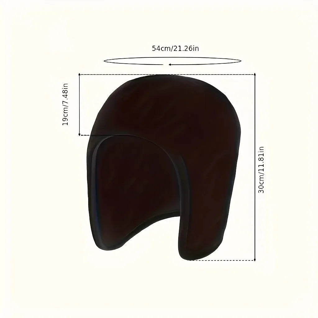 Winter Double-layer Fleece Hat - Outdoor Cycling Warm Ear Cover, Cold Protection, Thick Design for Warmth and Wind Resistance Peaceful Pleasures Health and Wellness