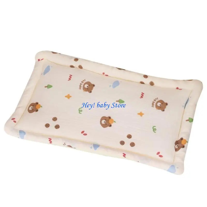 Newborn Baby Pillow – Soft Breathable 100% Cotton Head Support