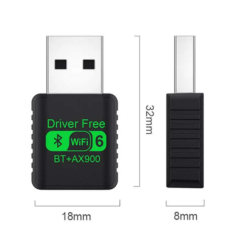 AX900 WiFi 6 Dual Band USB-C Wireless Adapter & BT 5.4 Dongle