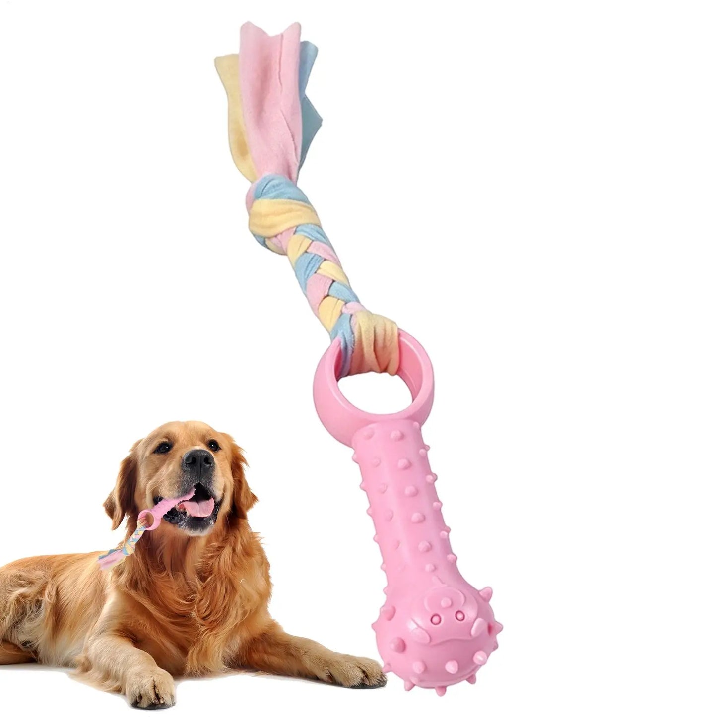 Dog Rubber Chew Toy – Teeth Cleaning Toothbrush Stick