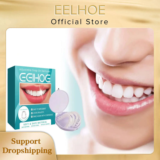 Snap-On Teeth Veneers | Temporary Whitening Tooth Cover Snap-On Tooth Veneer Peaceful Pleasures Health and Wellness