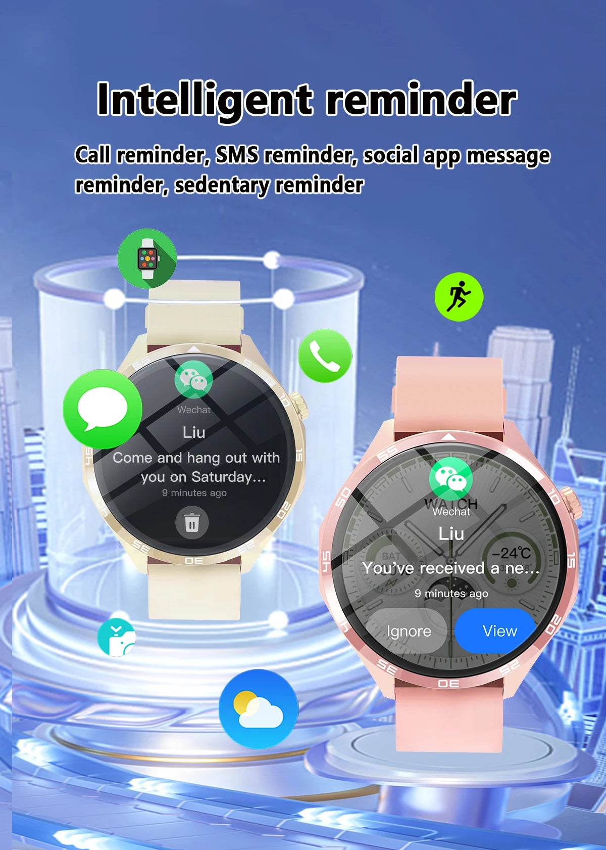 2025 New Smart Watch Men Women Multi-Sport Mode HD Amoled 1.50 Inch SmartWatch Bluetooth Calling Call Life-Waterproof Watch Peaceful Pleasures Health and Wellness