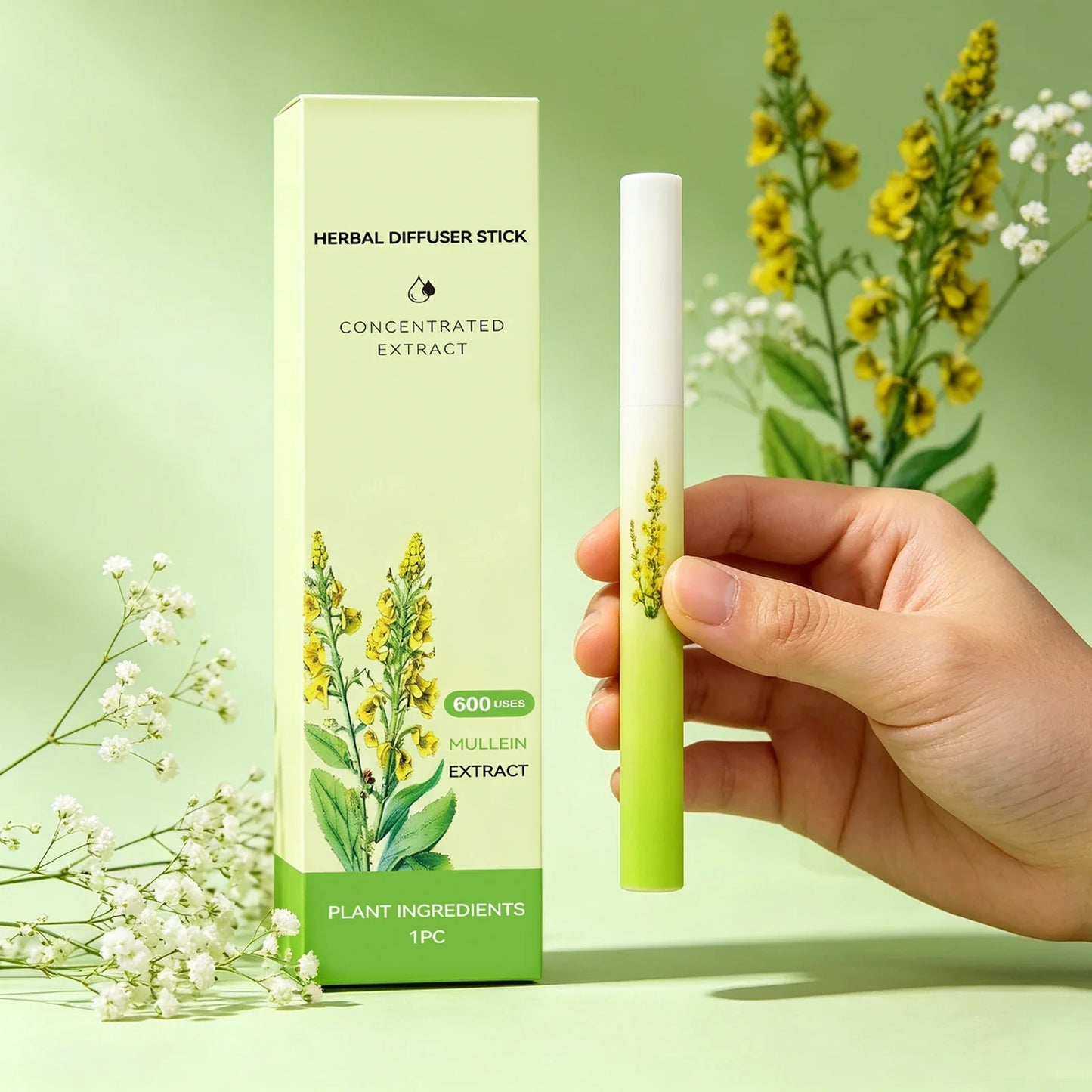 Herbal Diffuser Pen – Lung Cleanse & Breathing Support