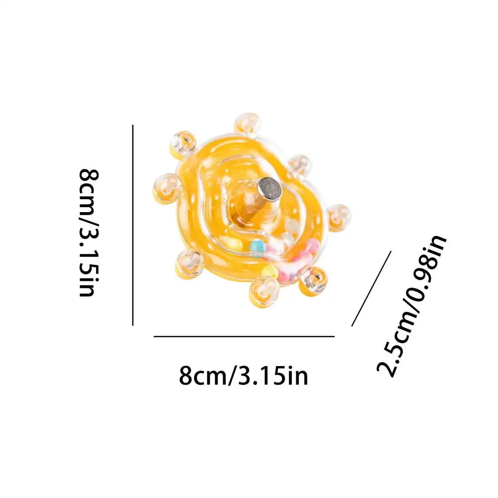 Interactive Rotating Treat Dispenser Bird Toy for Parrots