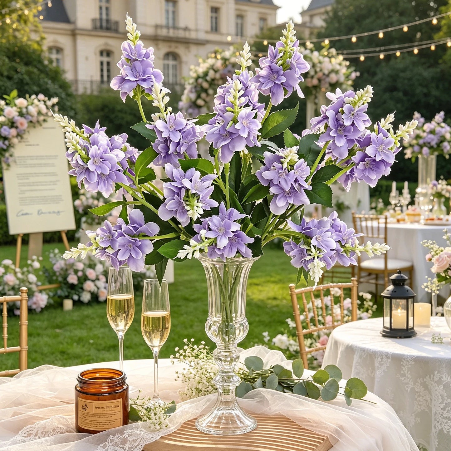 Artificial Silk Moundlily Orchid Flowers – Wedding & Home Decor