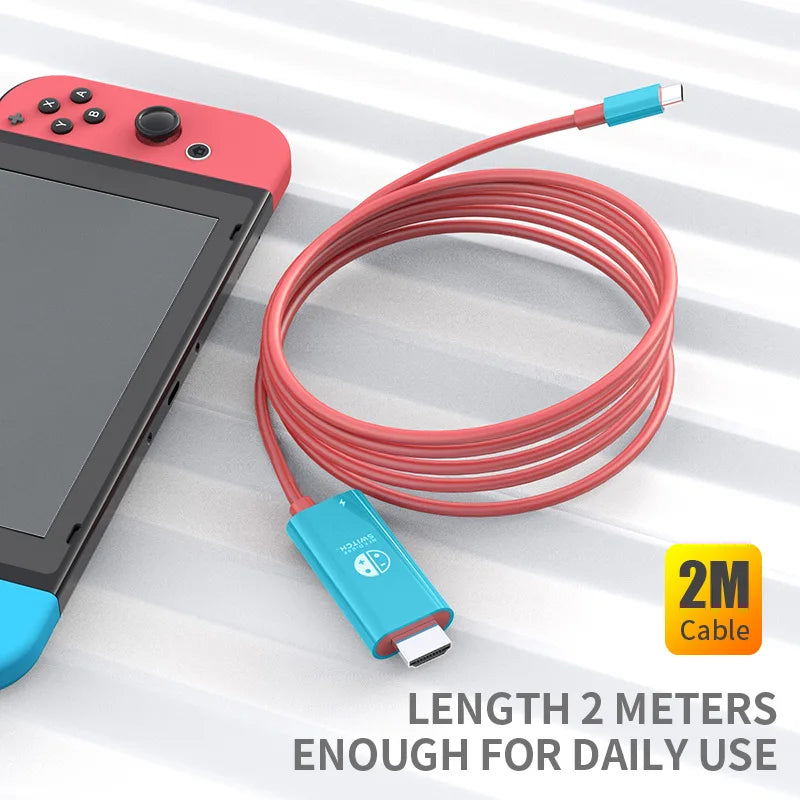 USB-C to HDMI Cable 4K 100W PD | Switch, Laptop, SteamDeck