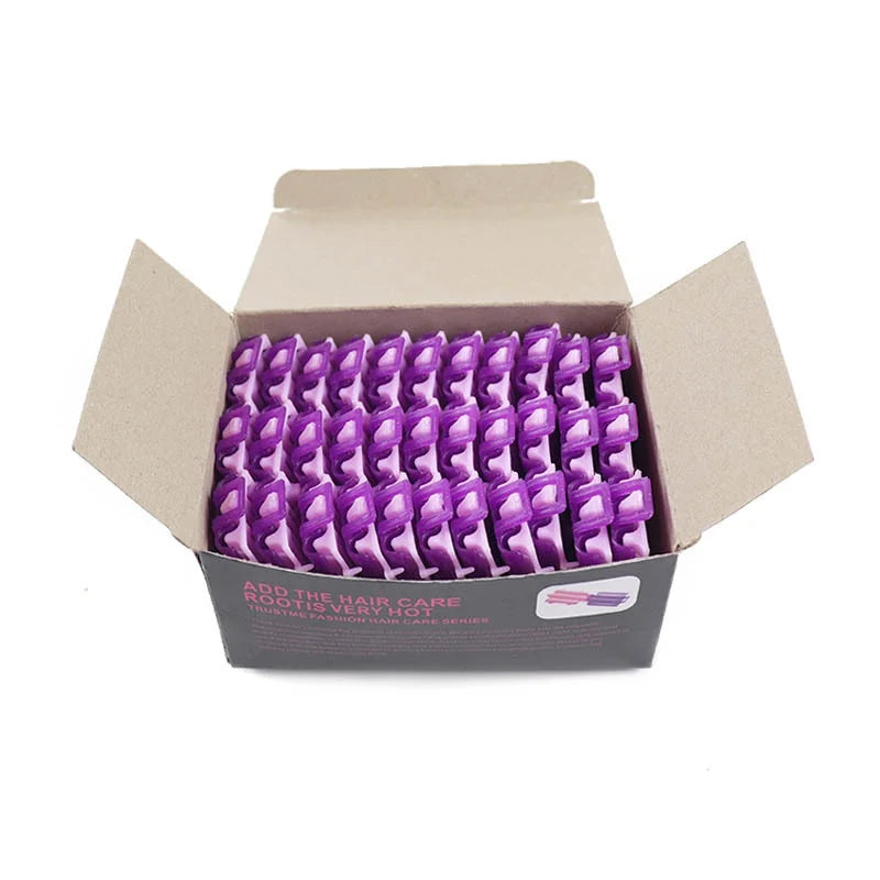 36Pcs/Box Reusable Perm Hair Clip Corn Hair Curl Rod Wave Hair Fluffy Clamps Hair Hairpin Hairdressing DIY Curler Styling Tools Peaceful Pleasures Health and Wellness