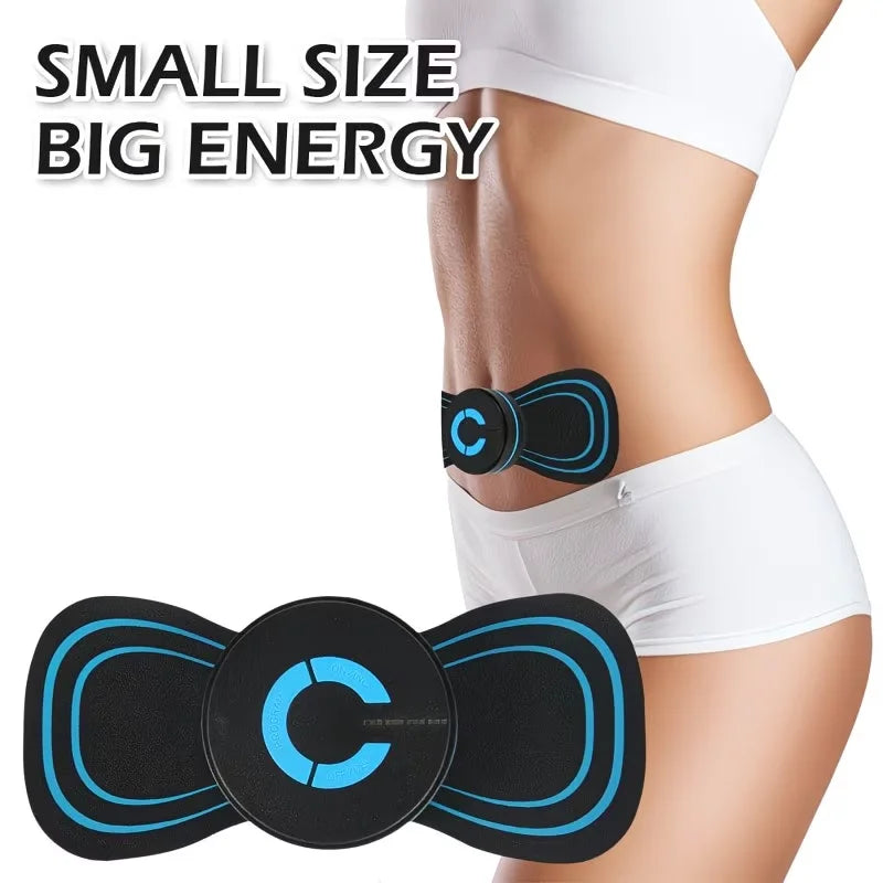 Multifunctional Digital Mode Massager Device, Neck Massage Machine, Mini Muscle Device, Battery-Powered/Usb Dual Mode Use, Suitable for the Whole Body Peaceful Pleasures Health and Wellness black