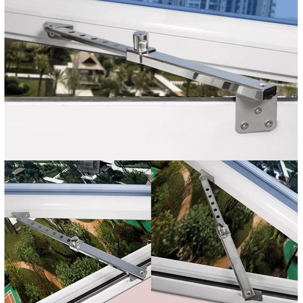 Stainless Steel Windproof Window Limiter & Child Safety Lock