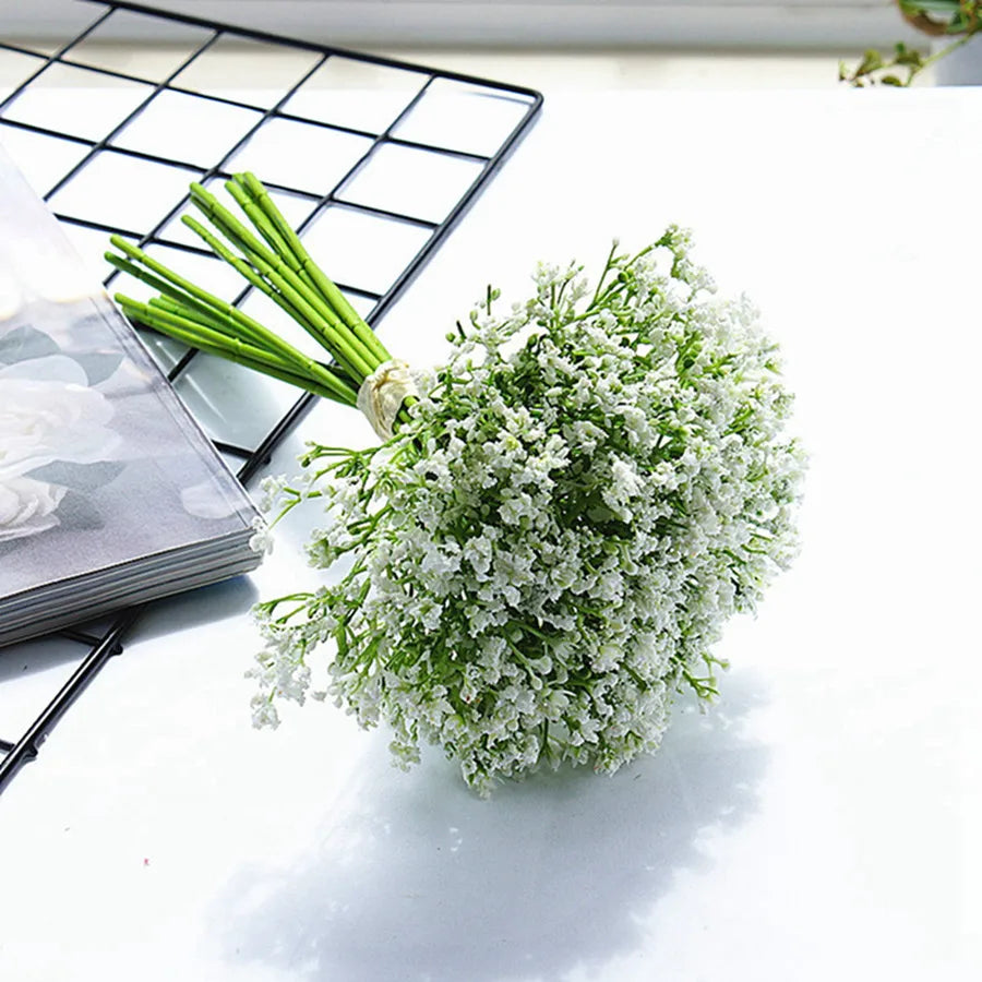 Gypsophila Artificial Flowers 16pcs – Wedding & Home Decor