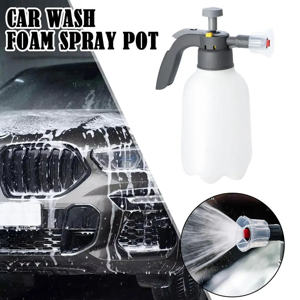 2L Hand Pump Foam Sprayer for Effective Car Window Cleaning Peaceful Pleasures Health and Wellness