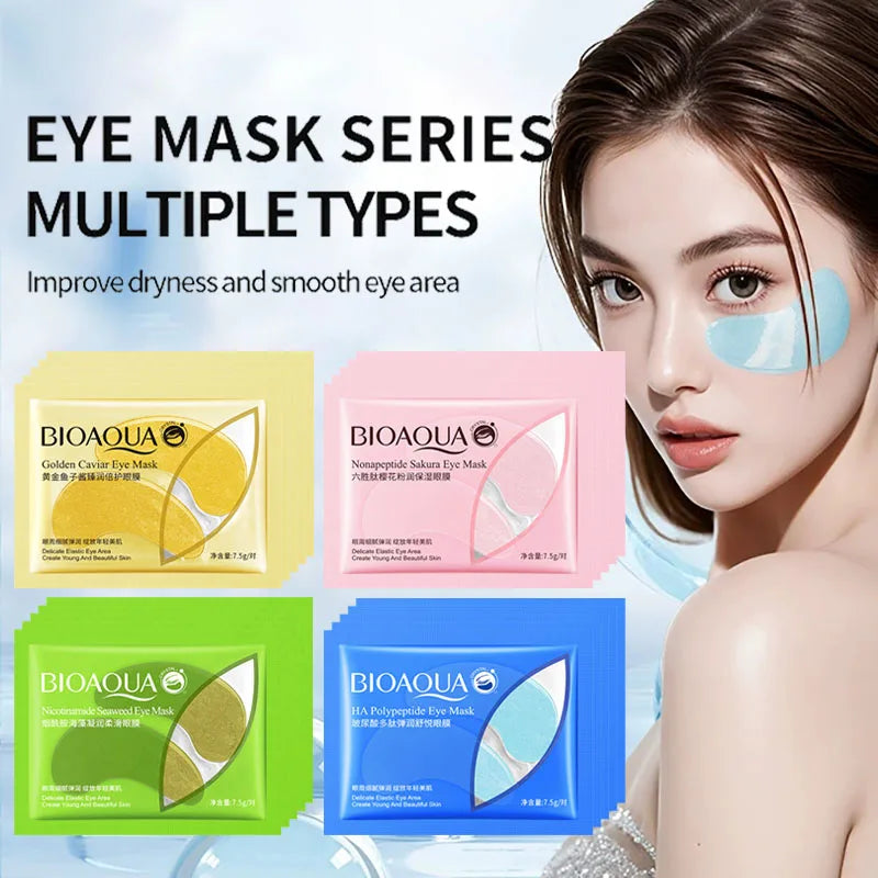BIOAQUA Golden Caviar Eye Mask 10 Pairs – Hydrating Eye Patches