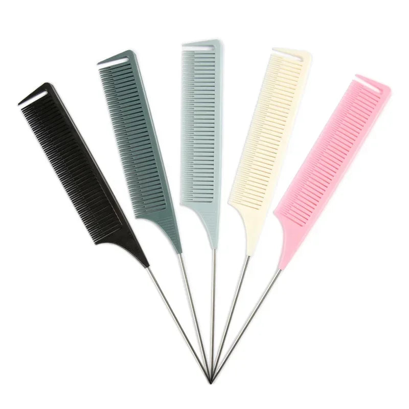 Plastic Comb Hair Tool, Point - tail Comb, Hair Salon Color Brush, 2021 New Highlight Modeling Comb Peaceful Pleasures Health and Wellness