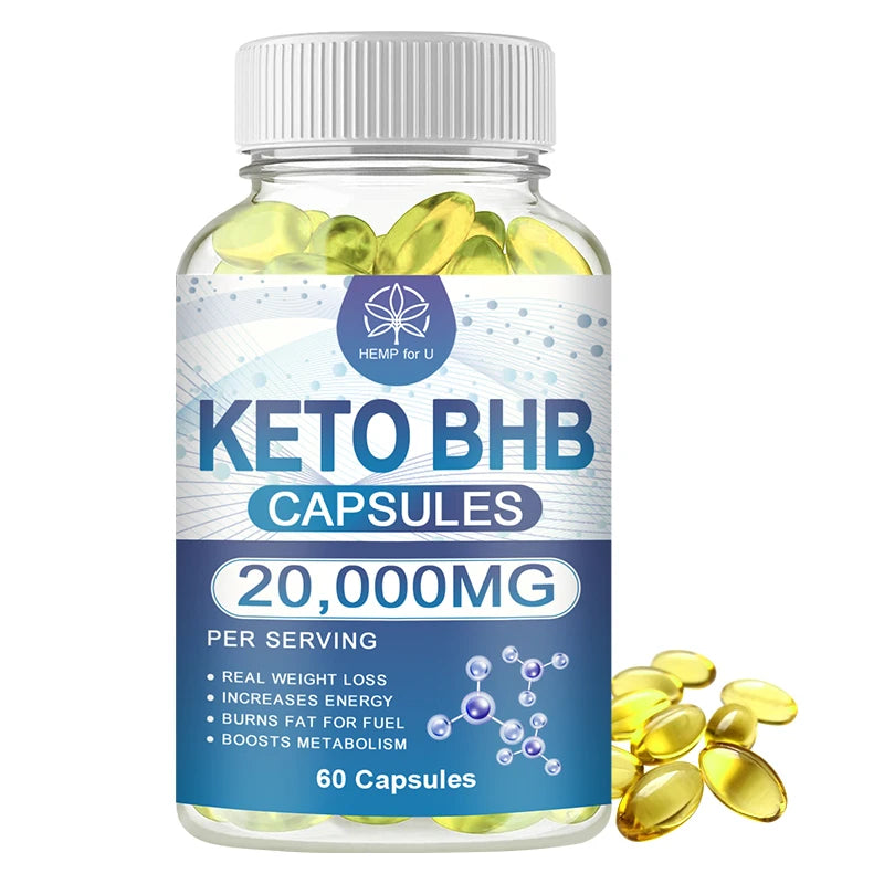 BHB Keto Capsules – Ketosis & Weight Loss Support for Men & Women Dietary Supplement Peaceful Pleasures Health and Wellness 60pcs 1bottle United States