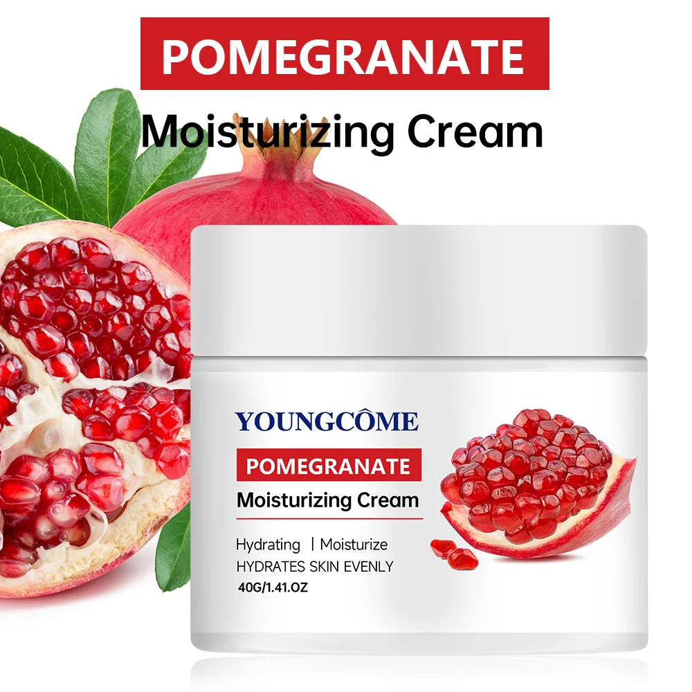 Red Pomegranate Face Cream – Anti-Aging & Brightening Moisturizer Anti-Aging Face Cream Peaceful Pleasures Health and Wellness