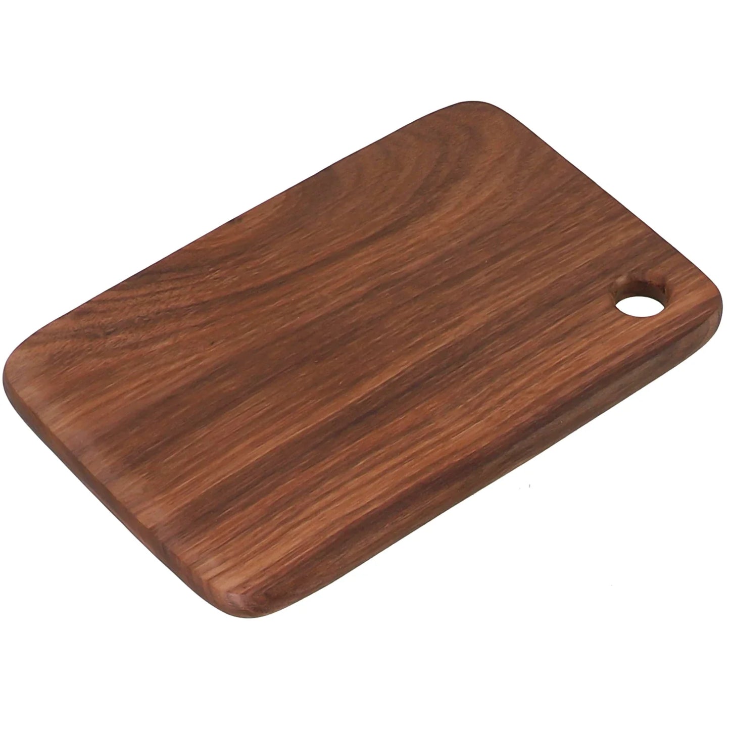 Walnut Wood Cutting Board – Double-Sided, Portable for Camping