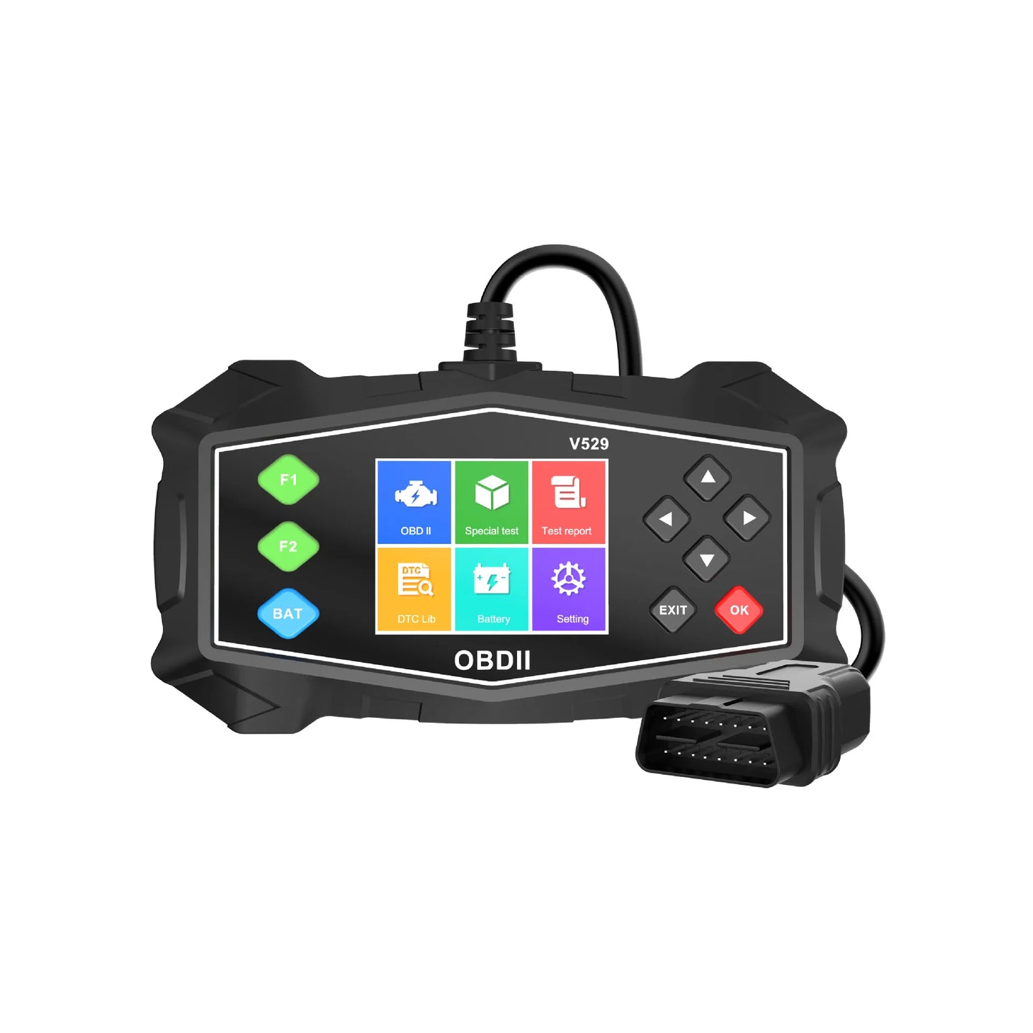 OBD2 Car Scanner Tool 16-in-1 Diagnostic Scanner with 66 Code Reader for DIY Maintenance, Auto Home Mechanics Peaceful Pleasures Health and Wellness Black