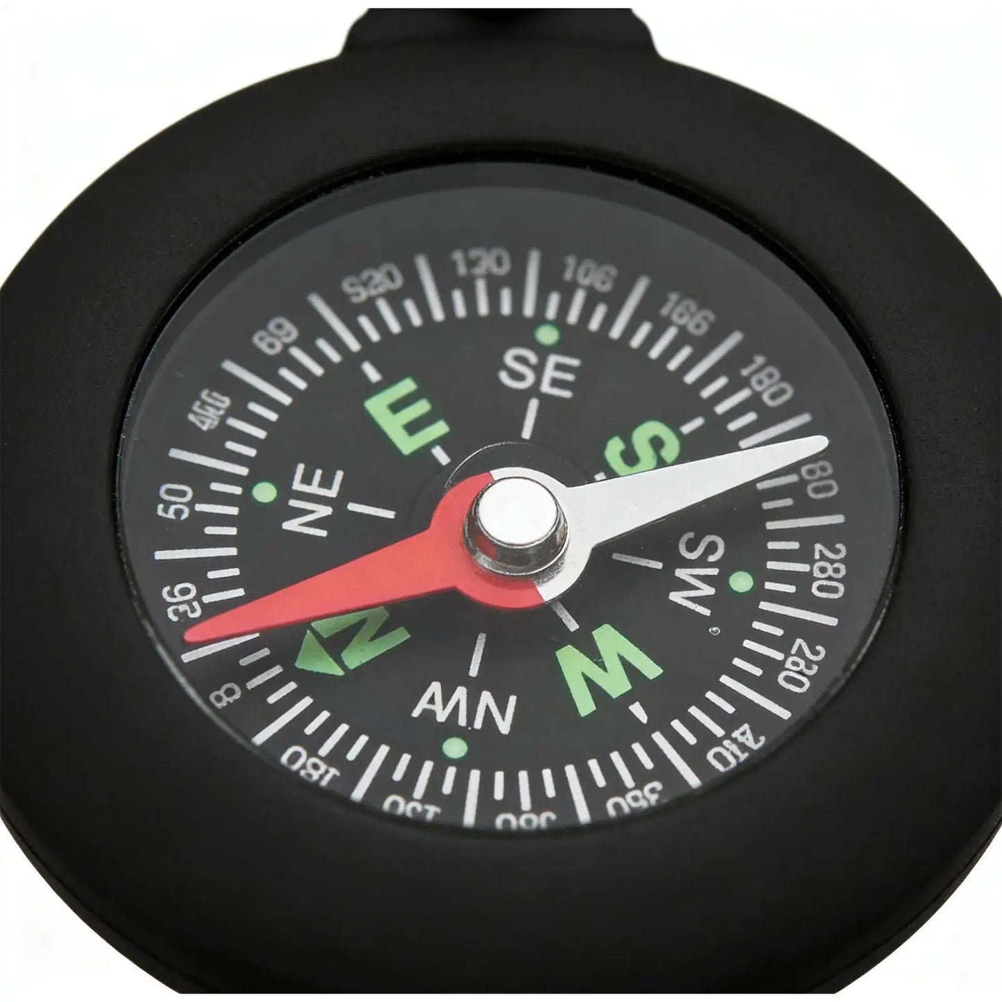 Portable Waterproof Hiking Compass with Carabiner Clip