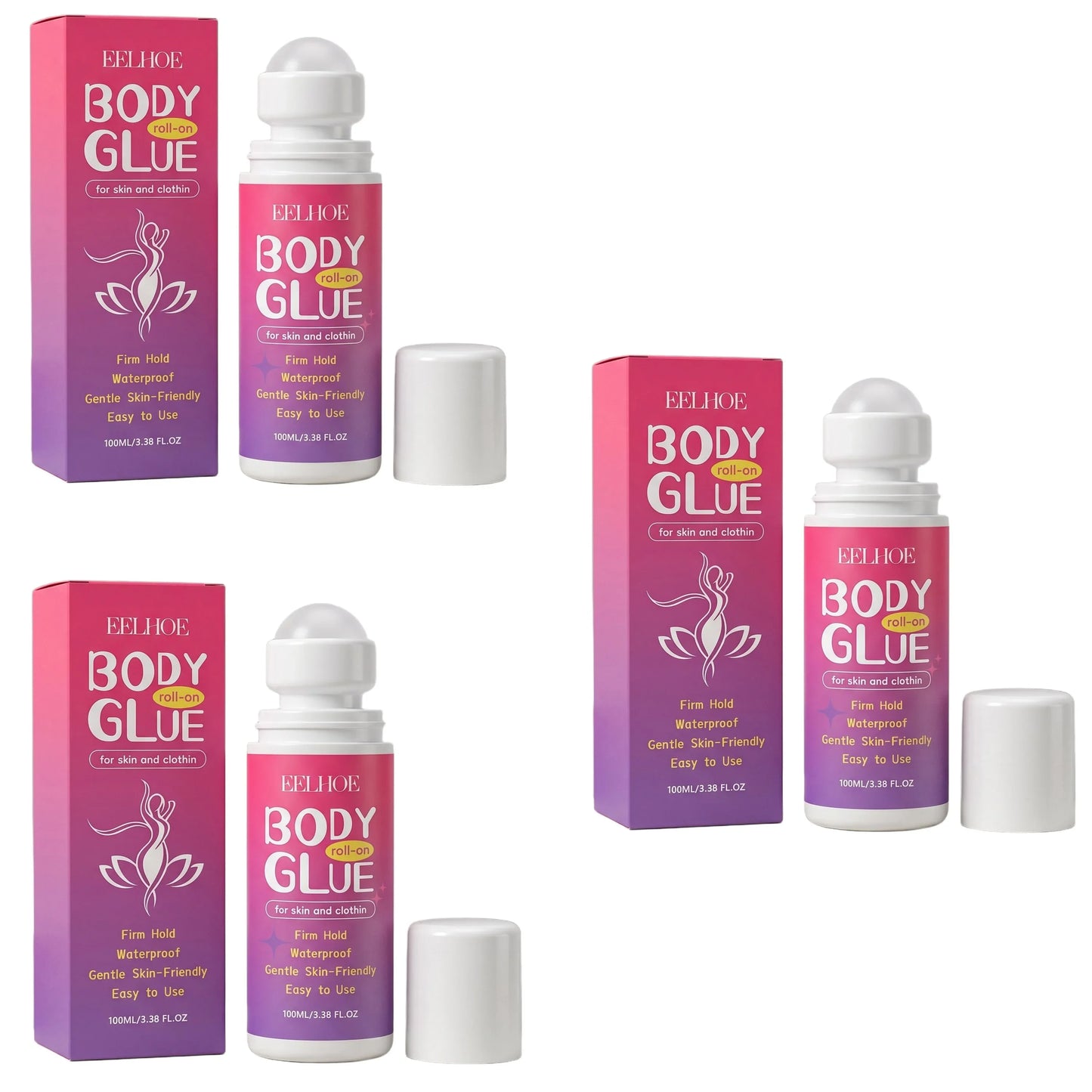 Roller Ball Body Glue – Moisturizing & Non-Sticky | 100ml