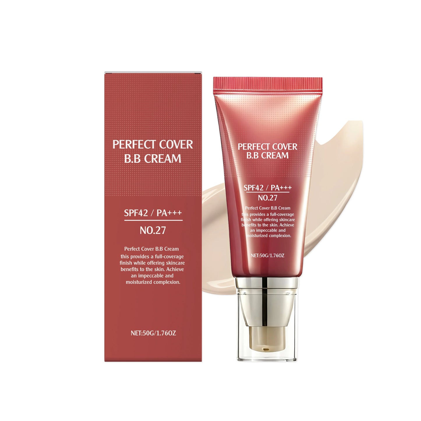 Moisturizing BB Cream Concealer – UVA Block & Blemish Cover 50g BB Cream Concealer Peaceful Pleasures Health and Wellness Brighten Skin