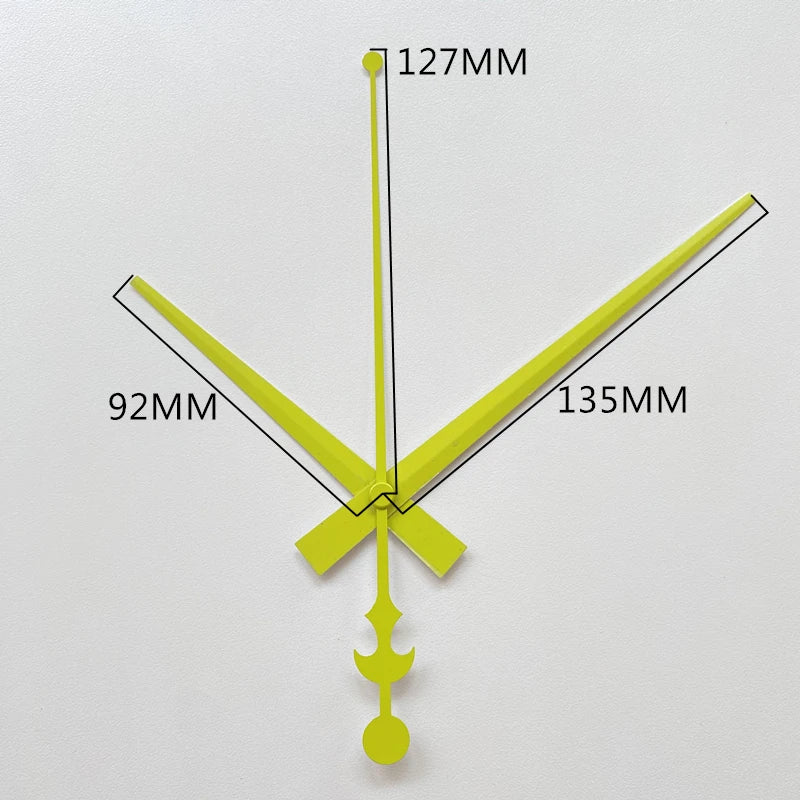 Silent Mute DIY Wall Clock Movement with Hands – Quartz Mechanism Repair Kit