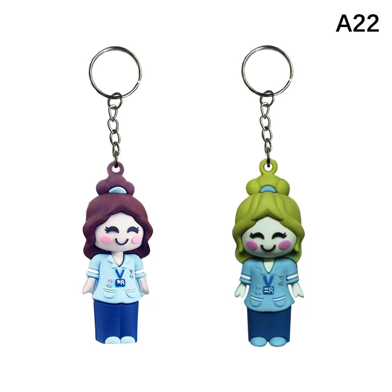 Paw Print Ampoule Bottle Opener Keychain for Nurses & Doctors Medical Keychain Tool Peaceful Pleasures Health and Wellness A22