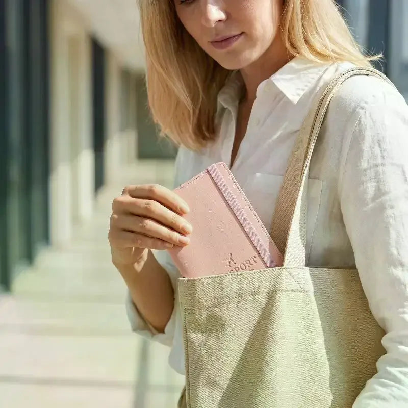 Waterproof PU Leather Passport Holder & Travel Wallet