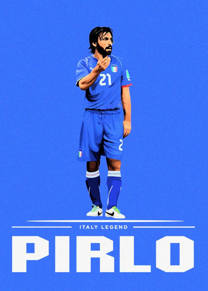 Soccer Football Star Canvas Wall Art Poster | Home Decor