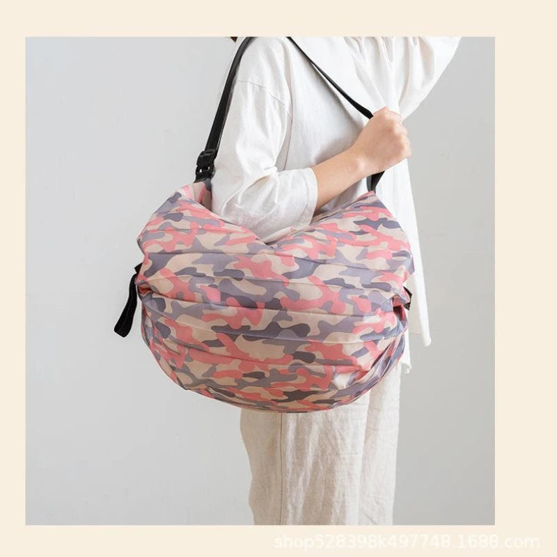Large Foldable Reusable Shopping Bag – Travel & Organizer Tote
