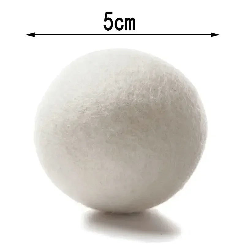 Natural Wool Dryer Balls – Reusable Laundry Fabric Softener