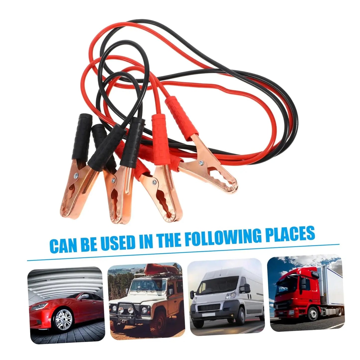 Jumper Cables for Car Battery, Heavy Duty Automotive Booster Cables for Jump Starting Dead or Weak Batteries Peaceful Pleasures Health and Wellness