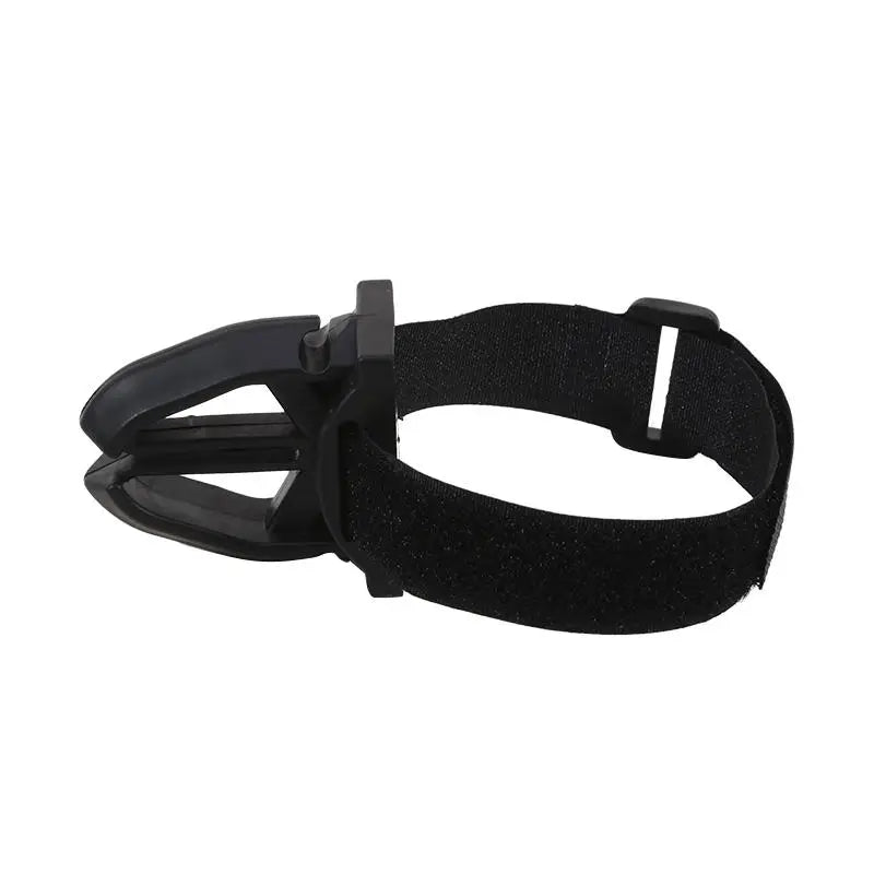 Silicone Fishing Rod Holder Quick Release Rod Clip with Strap Fishing Pole Storage Rack for Kayak & Bridge Fishing Accessories Peaceful Pleasures Health and Wellness black